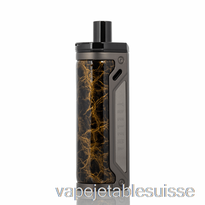 Vape Suisse Perdu Vape Thelema 80w Pod Mod Kit Gunmetal / Cuir Brillant